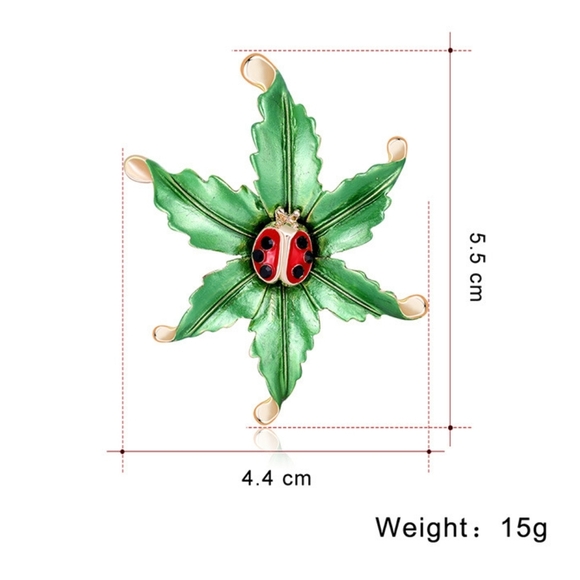 VQ Ladybug Brooch - Picture 3 of 7